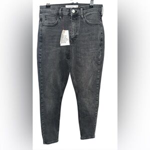 Topshop Dark Gray Denim Jeans